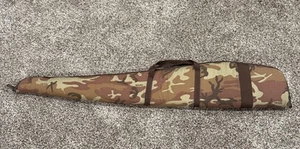 VTG 51” CAMO PADDED SOFT CASE ZIP CLOSE GUN RIFLE CASE W/HANDLES - Picture 1 of 11