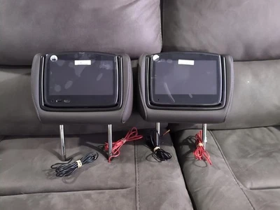 Denali DVD TV headrest pair GM Part Number 84558480 And 84558479 New  - Image 1 of 4