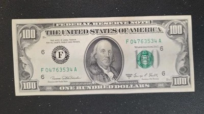 1969A $100 BILL ATLANTA FEDERAL RESERVE BANK  CRISP PetetheGreek  - Image 1 of 3