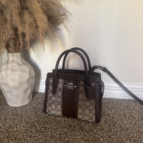 Borsa Coach Andrea nuova con etichetta in jacquard firmato