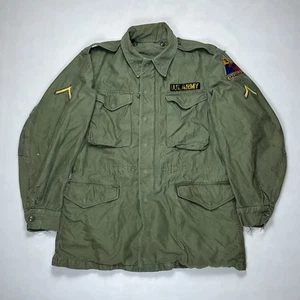 Vtg 1950s Vietnam Era US Army M-1951 Field Jacket Spearhead Fighter Sz L - Picture 1 of 14