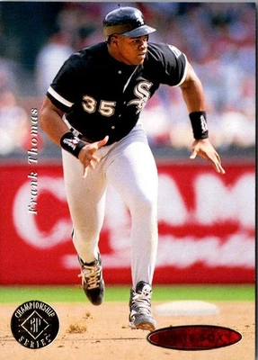1995 SP Championship Frank Thomas #140 Chicago White Sox Baseball Card - Image 1 of 2
