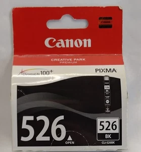 Genuine Canon Pixma ChromaLife 100+ Black Ink Cartridge (CLI-526BK) | Brand New - Bild 1 von 4
