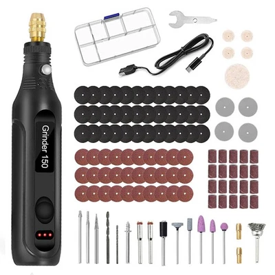 Cordless Rotary Multi Tool Variable 3-Speed &113 Accessory Set Dremel Compatible - Image 1 of 4