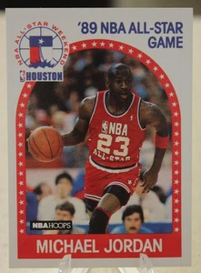 1989-90 NBA Hoops MICHAEL JORDAN All Star Game #21 Chicago Bulls - Picture 1 of 2