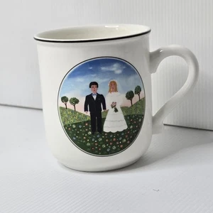 Villeroy & Boch Naif design mug Wedding Porcelaine - Picture 1 of 9