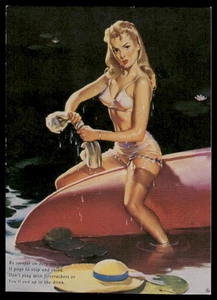 Dealers Promo Card 1994 Comic Images Gil Elvgren's Calendar Pinups #NNO - Bild 1 von 2