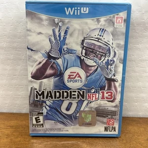 Madden Nfl 13- Nintendo Wii U Game Sealed - Picture 1 of 8