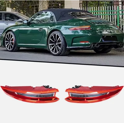 Conjunto de par de luces traseras rojas para Porsche 911.2 2017-2019 luz trasera de coche Foto 1 de 4