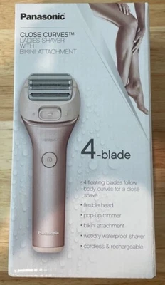 Afeitadora Panasonic Close Curves para mujer húmeda/seca inalámbrica recargable 4 hojas NUEVA EN CAJA Foto 1 de 3