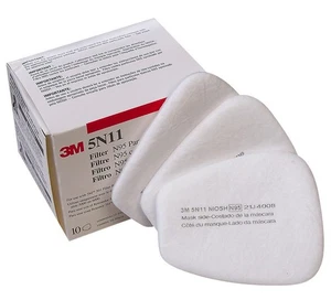Caja de 10 filtros respiradores de partículas auténticos 3M 5N11 ¡¡ENVÍO GRATUITO!!! - Imagen 1 de 1