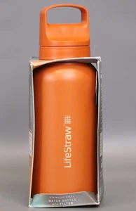 Go Series Borraccia in Acciaio Inox da 1 L con Filtro, Kyoto Arancione - Foto 1 di 4