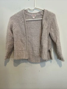 CAT & JACK SPARKLE CARIGAN SWEATER - LIGHT PINK Size Small(6-6X) - Picture 1 of 2