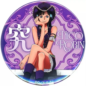 One Piece Nico Robin YAKARA Can Badge Pin Vol 26 Sea of Survival - Picture 1 of 1