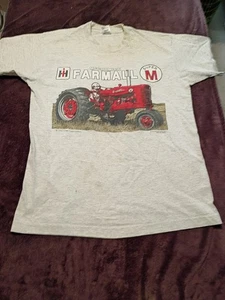Auténtico Hombre De Colección Años 90 Farmall Super M Tractor Case Corporation Raro Adulto L - Imagen 1 de 23