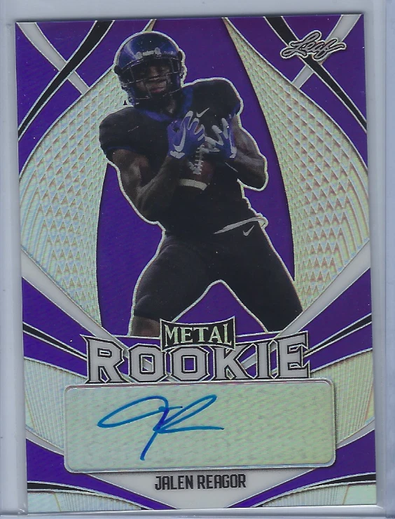 JALEN REAGOR 2020 LEAF METAL MULTI-SPORT ROOKIE AUTO /20 - Image 1 of 1