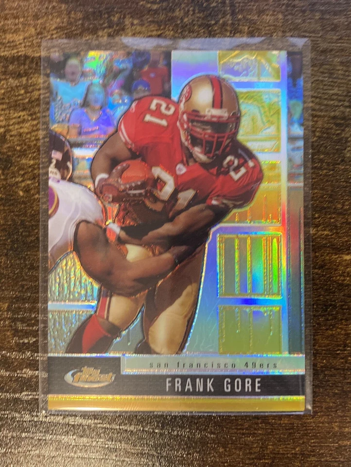 2008 Topps Finest Frank Gore Gold Refractor /50 #31 49ers - Image 1 of 2