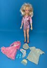 Vintage Jem And The Holograms Doll Jerrica Earrings Light Up WORK W Clothes Lot