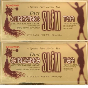 Best DIET Tea GINSENG SLIM That Work Fast Weight Loss 100% Natural 36 Day Supply - Picture 1 of 5