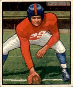 1950 Bowman #69 Tex Coulter - VG