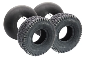 2x Reifen tubeless 15x6.00-6 inkl. Schlauch mit Winkelventil TR87 - Bild 1 von 1