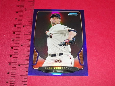BOWMAN Chrome 2013 Ryan VOGELSONG #69 Purple Refractor/199 San Francisco GIANTS - Image 1 of 2