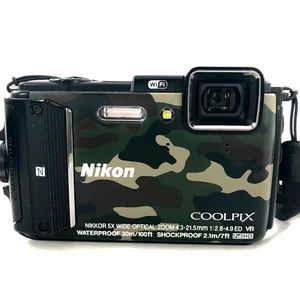Nikon Coolpix AW130 Camouflage Waterproof Compact Digital Camera From Japan - Picture 1 of 8