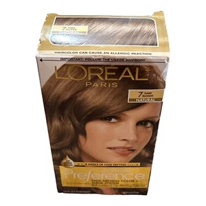 Loreal Superior Preference 7 Dark Blonde Natural Hair Color Kit - Picture 1 of 4