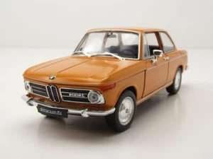 BMW 2002 Ti 1968 Naranja Modelo De Coche 1:24 Welly - Imagen 1 de 9