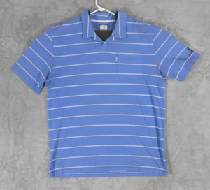 Camisa Polo Johnnie O Santa Mónica Para Hombre Grande Manga Corta Rendimiento Azul - Imagen 1 de 15