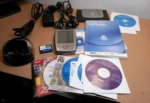 Lot PC de poche Dell Axim X5 non testé, flash, logiciel, clavier, station d'accueil, USB - Photo 1 sur 9
