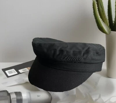 Nuevo Harley Davidson Mujer Negro Oficial Gorra Sombrero High Spirits Motociclista Talla Única Foto 1 de 3