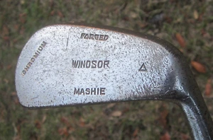 Club de Golf Windsor Mashie #5 Madera Varilla de Nogal, Cromo Forjado, Necesita Agarre - Imagen 1 de 4