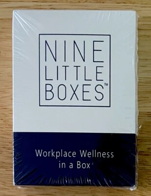 NINE LITTLE BOXES - Workplace Wellness In A Box Game - Brand New - Image 1 of 2