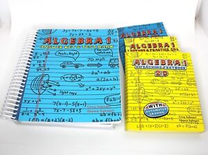 Algebra 1 Teaching Textbook 2.0 Book, Answer Key, Tests, Practice &Solution CD's
