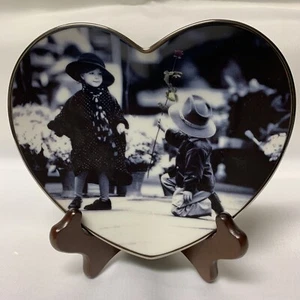 Kim Anderson’s Vintage “Forever My Love” Heart Shaped Plate 6.5” Pretty As A Pic - Picture 1 of 5