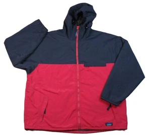 Vintage LL Bean Insulated Anorak Jacket Hooded 90s Made In USA Retro Red Men XXL - Picture 1 of 21