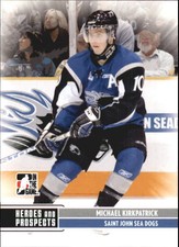 2009-10 ITG Heroes and Prospects #186 Michael Kirkpatrick
