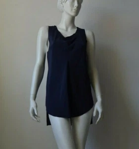3.1 Phillip Lim Damen-Tanktop aus 100 % Seide gebraucht marineblau Größe 4 - Bild 1 von 8