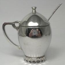 Vintage Sterling Silver Mustard Pot-Hallmarked 1961 by Carringtons  (92g Silver)