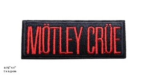Parche de hierro bordado con logotipo de banda Motley Crue - Imagen 1 de 1