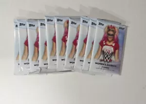 2021 Topps WWE Women’s Division Factory Sealed Pack Lot Of 10 - Foto 1 di 1
