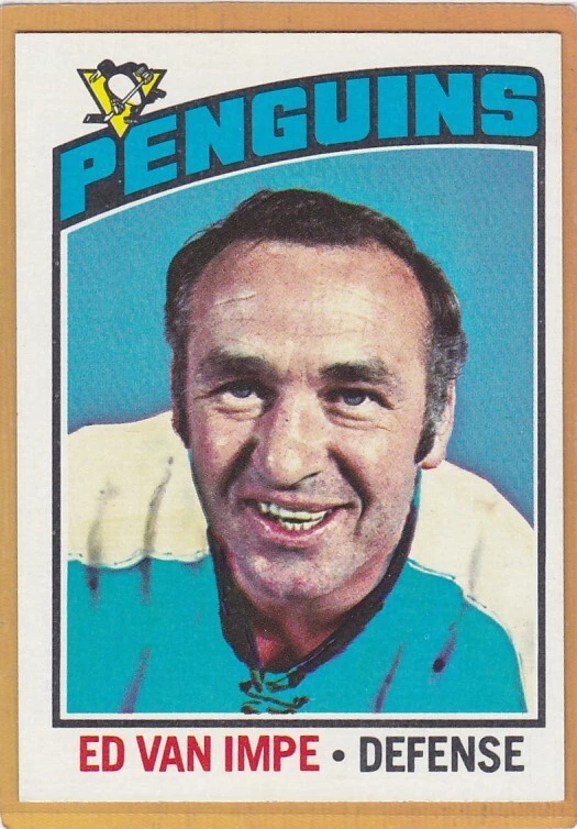1976-77 TOPPS HOCKEY ED VAN IMPE #157 PENGUINS NM *A14071 - Image 1 of 1