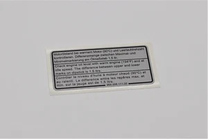 Aufkleber Motorölstand Porsche 964 993 - 96400611100 - Picture 1 of 1