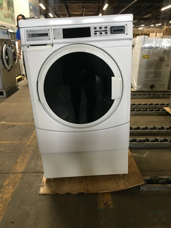 MHN30PR Maytag Card Operated Front Load Washer, Used - Image 1 of 4