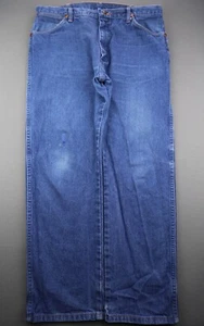 Pantalones de mezclilla vintage para hombre Wrangler 13MWZ rectos hechos en EE. UU. talla 38x30 (MSR 37x30) - Imagen 1 de 9