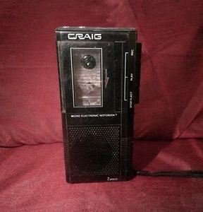 Grabadora de micro casete Craig 2 velocidades W01 I - Imagen 1 de 4