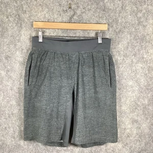 Lululemon Mens T.H.E Short 9" Linerless Gray Multicolor Size Medium Stretch Yoga - Picture 1 of 14