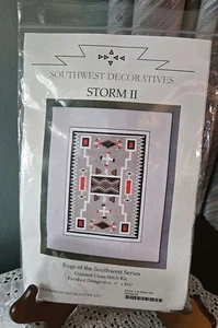 Storm II Counted Cross Stitch Kit Rugs of Southwest Series 6" x 8.5" - Picture 1 of 6