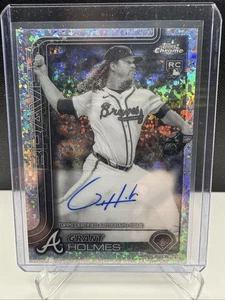 Topps 2025 cromo blanco y negro diamante automático radiocontrol Grant Holmes #RA-GH *BR* - Imagen 1 de 2